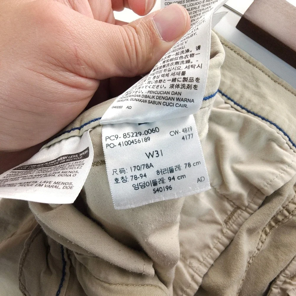 Levi's XX Chino Shorts Men 31 Tan Standard Taper Casual Minimalist Streetwear‎